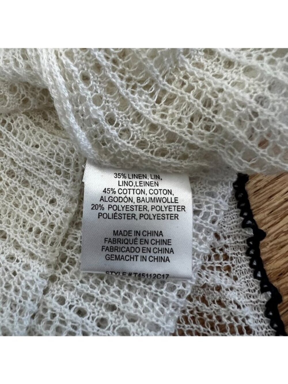 Minnie Rose Sheer Crochet Top Boho Fairy Cottagecore Tie Front Festival Layering - Picture 9 of 12